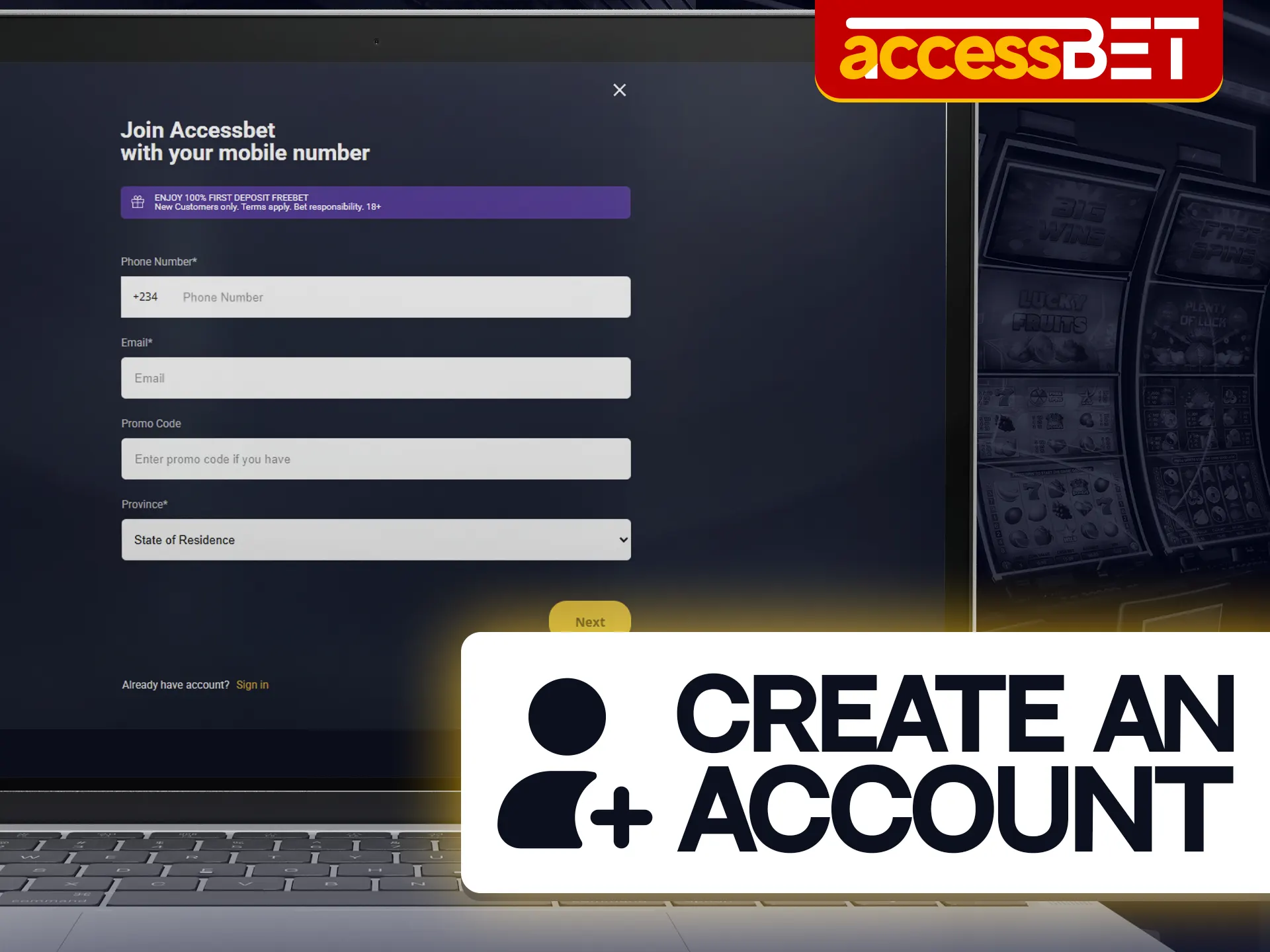 Register with Accessbet to play Ganesha Fortune.