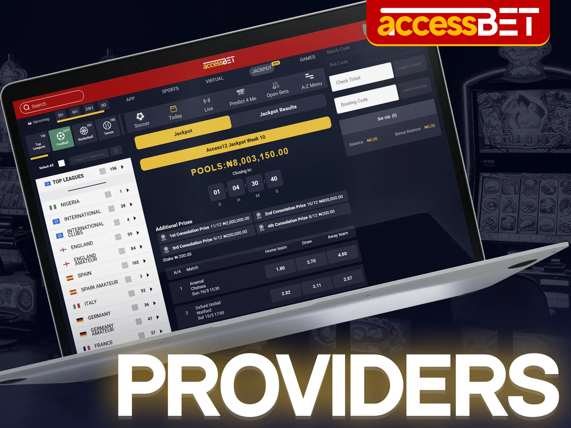Accessbet Jackpot has no providers.