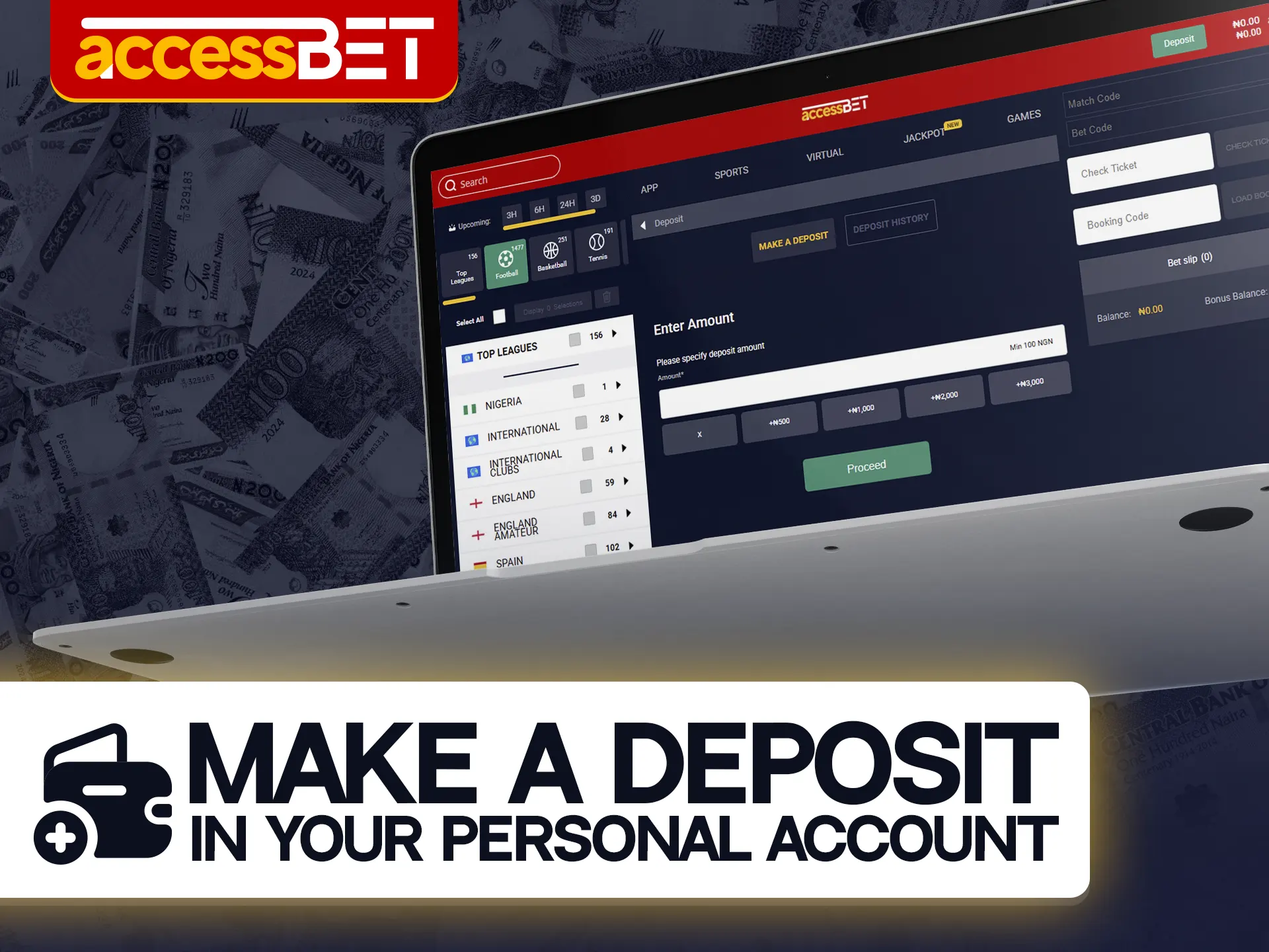 Deposit at Accessbet to start playing Magnify Man.