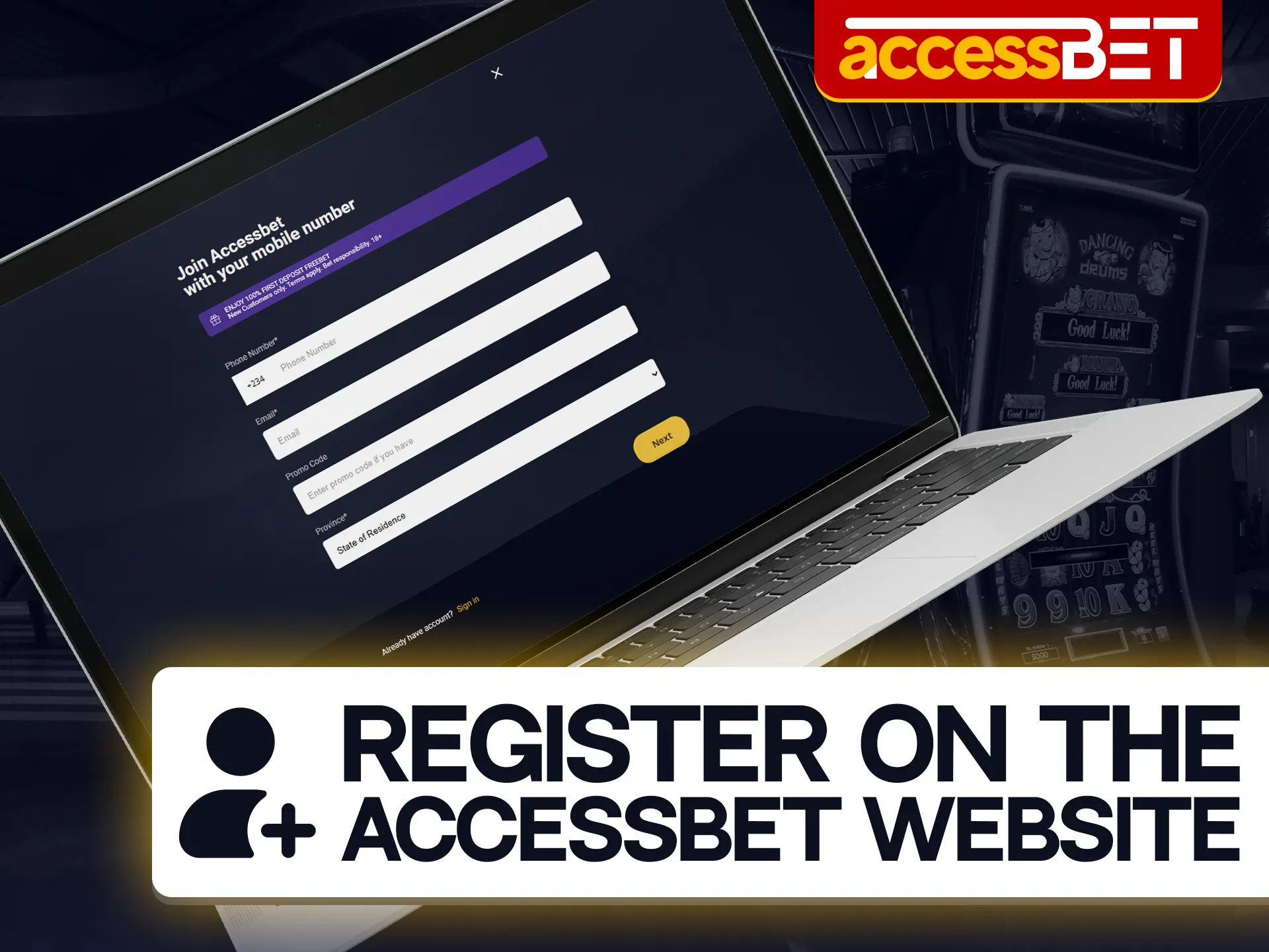 Try your luck at Magnify man after registering with Accessbet.