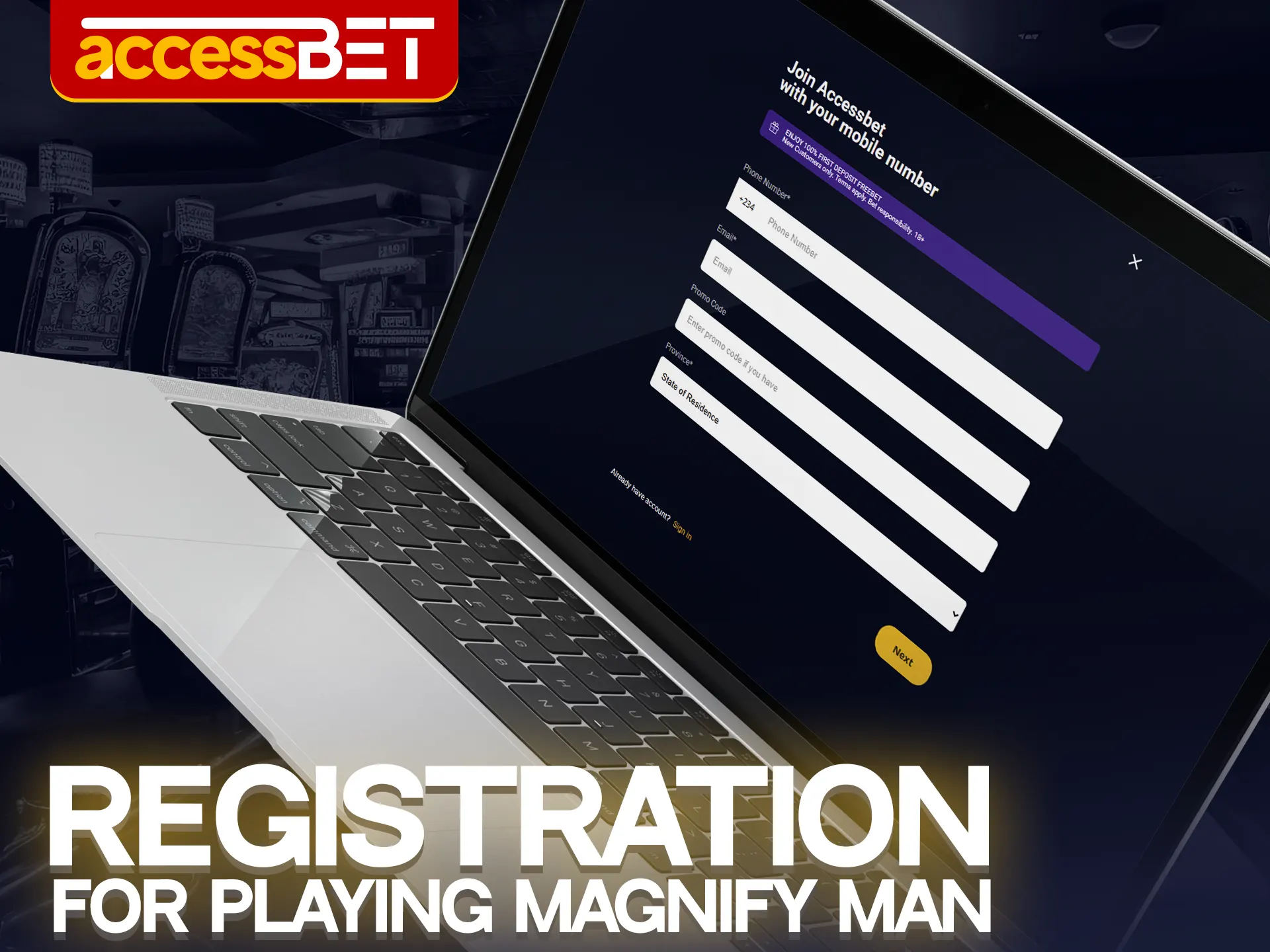 Join Accessbet to experience the thrill of Magnify Man.
