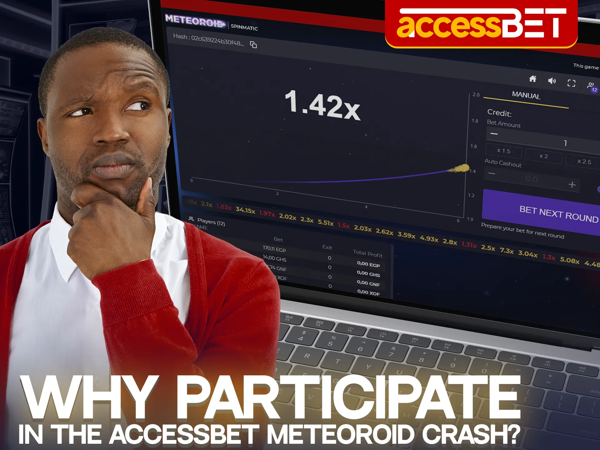 Unlock the potential of Meteoroid Crash at Accessbet.