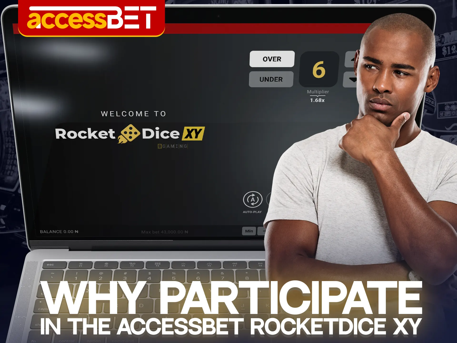 Find out about the benefits of playing Rocket Dice XY at Accessbet.
